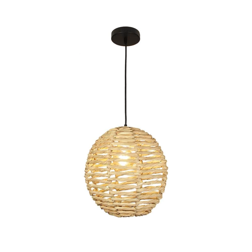 Luisa 1-Light Beige Globe Pendant Light by EQLight 3 Luisa 1-Light Beige Globe Pendant Light by EQLight