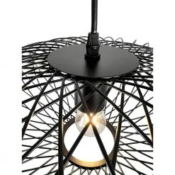 Alitzel 1-Light Black Globe Pendant Light by EQLight -Home Lights Store black eqlight chandeliers eq21 p bk05 4f 1000