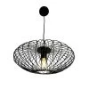 Alitzel 1-Light Black Globe Pendant Light by EQLight -Home Lights Store black eqlight chandeliers eq21 p bk05 64 1000