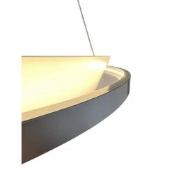 Litza 41-Watt Integrated LED Ring Black Circular Pendant by EQLight -Home Lights Store black eqlight chandeliers eq21 p lb12 1f 1000