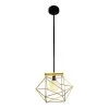Yumil 1-Light Black Geometric Pendant with Frosted Glass Globe by EQLight -Home Lights Store black eqlight chandeliers eqmcbggp01 64 1000