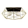 Yumil 19 in. 2-Light Black Semi-Flush Mount with Gold elements by EQLight -Home Lights Store black eqlight flush mount lights eqmcbggc02 64 1000