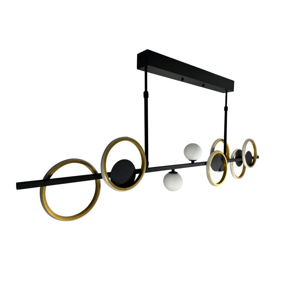 Itzayana 32-Watt Integrated LED Black Island Pendant Light by EQLight 5 Itzayana 32-Watt Integrated LED Black Island Pendant Light by EQLight - Image 3