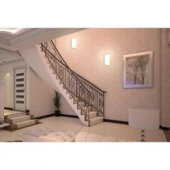 12-Watt Black Integrated LED Sconce Wall or Ceiling Flood Light Dusk to Dawn by eSenLite -Home Lights Store black esenlite wall sconces ee112w bp 1d 1000