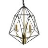 Amaite 3-Light Geometric Brass Cage Chandelier by EQLight -Home Lights Store brass eqlight chandeliers eq21 ch 3gb19 64 1000