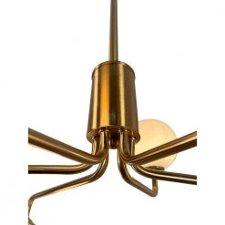 Ootzil 6-Light Brass Chandelier with Glass Globe Shades by EQLight -Home Lights Store brass eqlight chandeliers eq21 p mcb6l 4f 1000