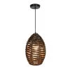 Ana 1-Light Dark Brown Pendant Bell by EQLight -Home Lights Store dark brown eqlight chandeliers padl01 64 1000