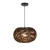 Maria 1-Light Dark Brown Pendant Globe by EQLight -Home Lights Store dark brown eqlight chandeliers pmdl01 64 1000