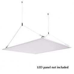 3.3 ft. Adjustable Flat LED Ceiling Panel Hanging Chain Kit by eSenLite 13 3.3 ft. Adjustable Flat LED Ceiling Panel Hanging Chain Kit by eSenLite -Home Lights Store esenlite ceiling light parts eefptl hk 40 1000