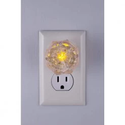 0.5-Watt Warm Amber Jewel Plug In Always On Integrated LED Night Light 2-Pack by GE -Home Lights Store ge incandescent night lights 11286 4f 1000