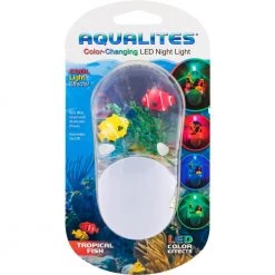 0.5-Watt Aqualites Color-Changing Integrated LED Plug In Tropical Fish Night Light by GE -Home Lights Store ge led night lights 10908 76 1000
