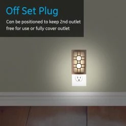 0.5-Watt CoverLite Plug In Light Sensing Integrated LED Night Light by GE -Home Lights Store ge led night lights 11247 4f 1000