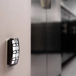 Nickel LED CoverLite Night Light by GE -Home Lights Store ge led night lights 11257 1f 1000