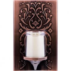 0.5-Watt Oil-Rubbed Plug In Light Sensing Integrated LED Flicker Night Light by GE -Home Lights Store ge led night lights 11258 1f 1000