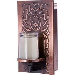 0.5-Watt Oil-Rubbed Plug In Light Sensing Integrated LED Flicker Night Light by GE -Home Lights Store ge led night lights 11258 44 1000