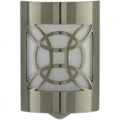 LED CoverLite Nickel Night Light by GE -Home Lights Store ge led night lights 11358 76 1000