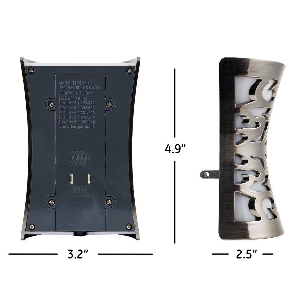 0.5-Watt Coverlite Cornucopia Design Plug In Light-Sensing Integrated LED Night Light by GE 10 0.5-Watt Coverlite Cornucopia Design Plug In Light-Sensing Integrated LED Night Light by GE - Image 8