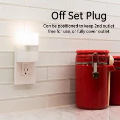 0.5-Watt Motion Activated Plug In Integrated LED Night Light by GE -Home Lights Store ge led night lights 12201 1f 1000