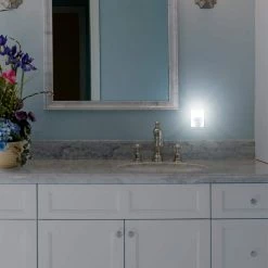 0.5-Watt Motion Activated Plug In Integrated LED Night Light by GE -Home Lights Store ge led night lights 12201 76 1000