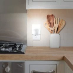 0.5-Watt Motion Activated Plug In Integrated LED Night Light by GE -Home Lights Store ge led night lights 12201 fa 1000