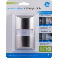 0.5-Watt Motion Activated Plug In Light Sensing Integrated LED Night Light by GE -Home Lights Store ge led night lights 36269 76 1000
