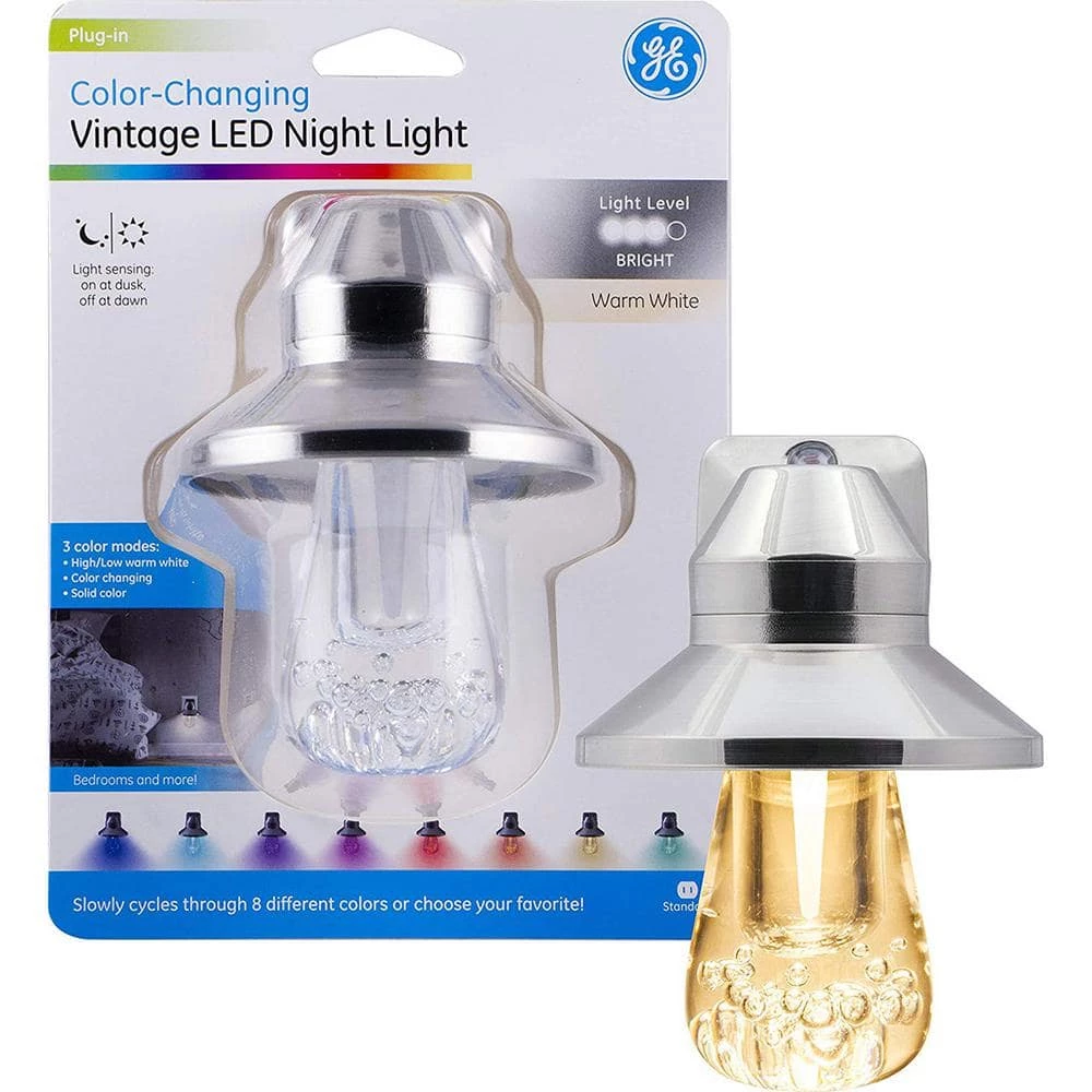 Automatic Color-Changing LED Vintage Night Light 3 Automatic Color-Changing LED Vintage Night Light