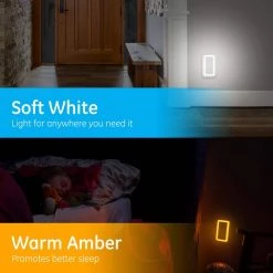 0.5-Watt CoverLite Plug In Light Sensing Integrated LED Night Light with Dimmer by GE -Home Lights Store ge led night lights 39977 t1 44 1000