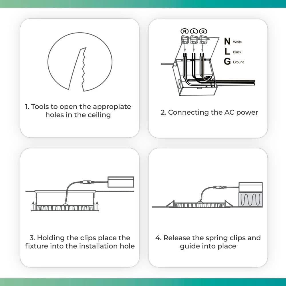 4 In. Wi-Fi Smart Ultra-Thin Recessed Integrated LED Light 9W 810LM Dimmable, Works w/Alexa/Google, Wet Rated (12 Pack) by InfiBrite 10 4 In. Wi-Fi Smart Ultra-Thin Recessed Integrated LED Light 9W 810LM Dimmable, Works w/Alexa/Google, Wet Rated (12 Pack) by InfiBrite - Image 9