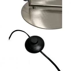 Mid Century 62 in. Nickel Floor Lamp with White Glass Globe by EQLight -Home Lights Store nickel eqlight floor lamps eqmcfn04 1f 1000