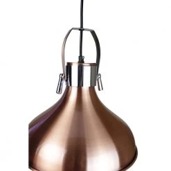 Yatzil 1-Light Pink Bronze Bell Pendant with Chrome Elements by EQLight -Home Lights Store pink bornze eqlight chandeliers eqppcc12 4f 1000
