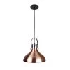 Yatzil 1-Light Pink Bronze Bell Pendant with Chrome Elements by EQLight -Home Lights Store pink bornze eqlight chandeliers eqppcc12 64 1000