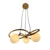 Xaman 3-Light Satin Brass Geometric Chandelier with Glass Shades by EQLight 1 Xaman 3-Light Satin Brass Geometric Chandelier with Glass Shades by EQLight -Home Lights Store satin brass eqlight chandeliers eq21 ch mc15 64 1000