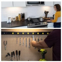 Battery-Operated 18 in. LED White Under Cabinet Light Bar by GE 12 Battery-Operated 18 in. LED White Under Cabinet Light Bar by GE -Home Lights Store white 1 pack ge under cabinet lights 41214 t1 fa 1000