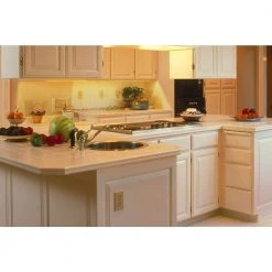 Plug-In 18 in. LED White Under Cabinet Light, Linkable, 4-Pack by GE -Home Lights Store white 4 pack ge under cabinet lights 60457 fa 1000