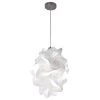 Chi 1-Light White Globe Pendant by EQLight