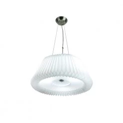 Ninive 3-Light White Pendant Drum by EQLight