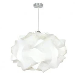 Cloud 1-Light White Extra Large Pendant Globe by EQLight