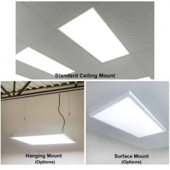 2 ft. x 4 ft. Integrated LED Panel Light Troffer Backlit 6500LM 630W Equivalent White Dim CCT Color Changeable (20-PC) by eSenLite 21 2 ft. x 4 ft. Integrated LED Panel Light Troffer Backlit 6500LM 630W Equivalent White Dim CCT Color Changeable (20-PC) by eSenLite -Home Lights Store white esenlite led panel lights eebptl2450w rc20 76 1000