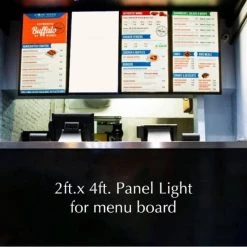 2 ft. x 4 ft. 6500 Lumens Integrated LED Panel Light 3000-5000K Backlit Wireless Dimmable CCT Color Changeable (2-Pack) by eSenLite -Home Lights Store white esenlite led panel lights eefptl2460w rcii 77 1000