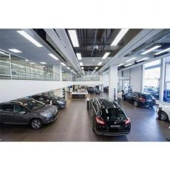 1 ft. x 4 ft. 4200LM 400W Equivalent White Dimmable Color CCT Thin Aluminum Integrated LED Panel Light Troffer (4-PK) by eSenLite -Home Lights Store white esenlite troffers eefptl1440w rc 4 66 1000