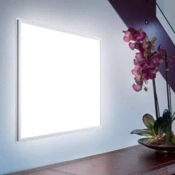 2 ft. x 2 ft. 400W Equivalent 4200 LM Dimmable CCT White Integrated LED Panel Light Flush Mount Troffer w/ Frames (2-PK) by eSenLite -Home Lights Store white esenlite troffers eefptl2240w rcfr 4f 1000