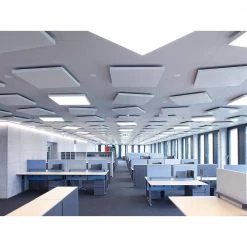 2 ft. x 2 ft. 400W Equivalent 4200 LM Dimmable CCT White Integrated LED Panel Light Flush Mount Troffer w/ Frames (2-PK) by eSenLite -Home Lights Store white esenlite troffers eefptl2240w rcfr fa 1000