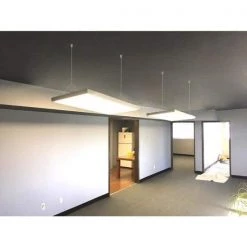 2 ft.x4 ft. 6500 Lumen 600W Equivalent White Dimmable Color Changing CCT Integrated LED Flat Panel Light Troffer(4-Pack) by eSenLite -Home Lights Store white esenlite troffers eefptl2460w rc 4 31 1000