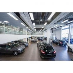 2 ft.x4 ft. 6500 Lumen 600W Equivalent White Dimmable Color Changing CCT Integrated LED Flat Panel Light Troffer(2-Pack) by eSenLite -Home Lights Store white esenlite troffers eefptl2460w rc 66 1000