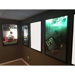 2ft.x4ft. 600W Equivalent 6500 Lumen Dimmable CCT White Integrated LED Panel Light Flush Mount Troffer w/ Frames(2-Pack) by eSenLite -Home Lights Store white esenlite troffers eefptl2460w rcfr 1f 1000