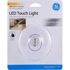 LED White Battery Operated Oval Tap Light by GE -Home Lights Store white ge puck lights 17422 fa 1000