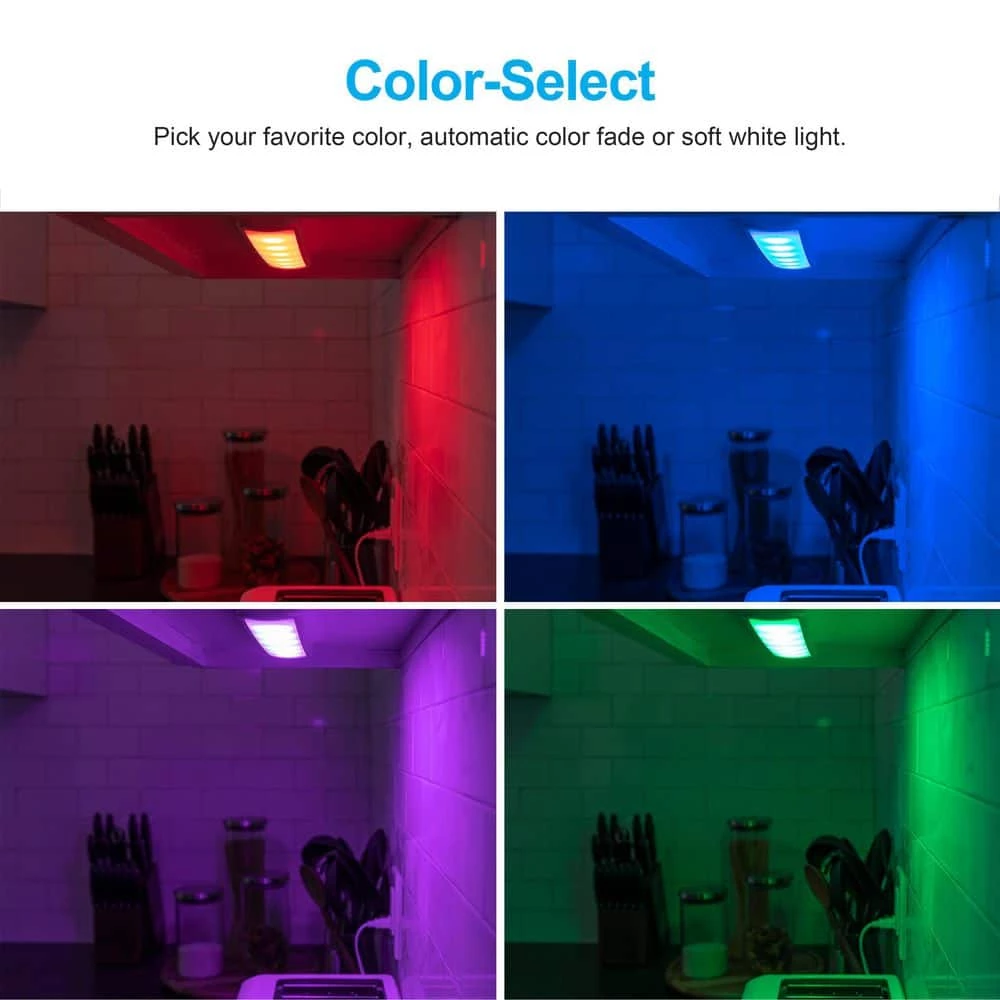 Battery-Operated 12 in. LED Color-Changing Under Cabinet Light Bar by GE 7 Battery-Operated 12 in. LED Color-Changing Under Cabinet Light Bar by GE - Image 5