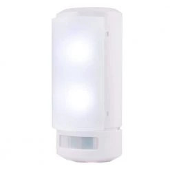 White Wireless Motion-Sensing LED Sconce by GE